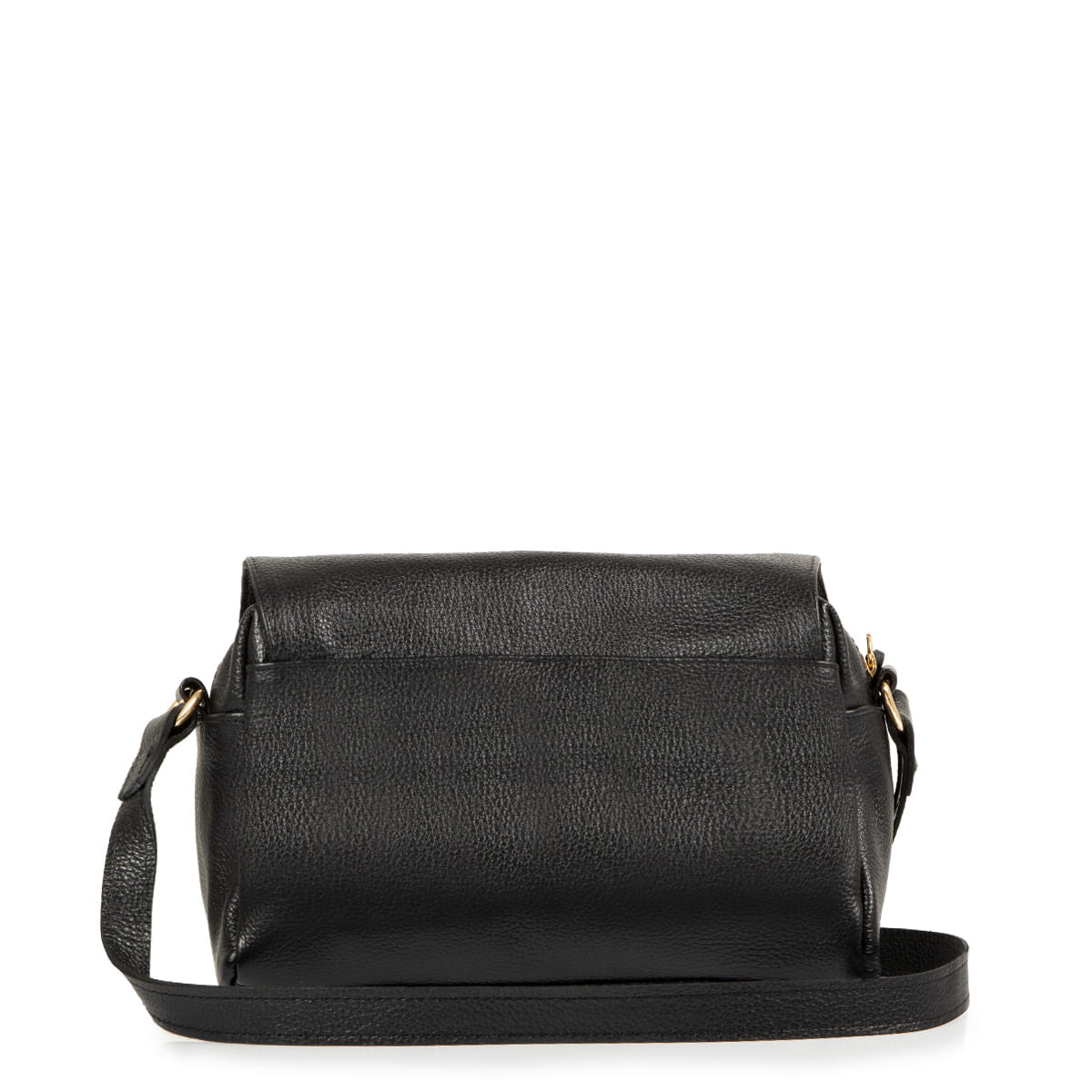 Bolsa Tiracolo Couro Preto