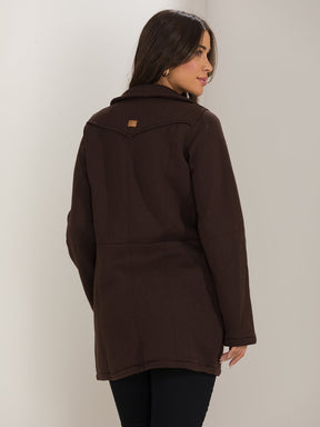 Casaco Feminino Sherpa Plus Size Pelinhos