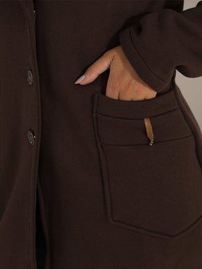 Casaco Feminino Sherpa Plus Size Pelinhos