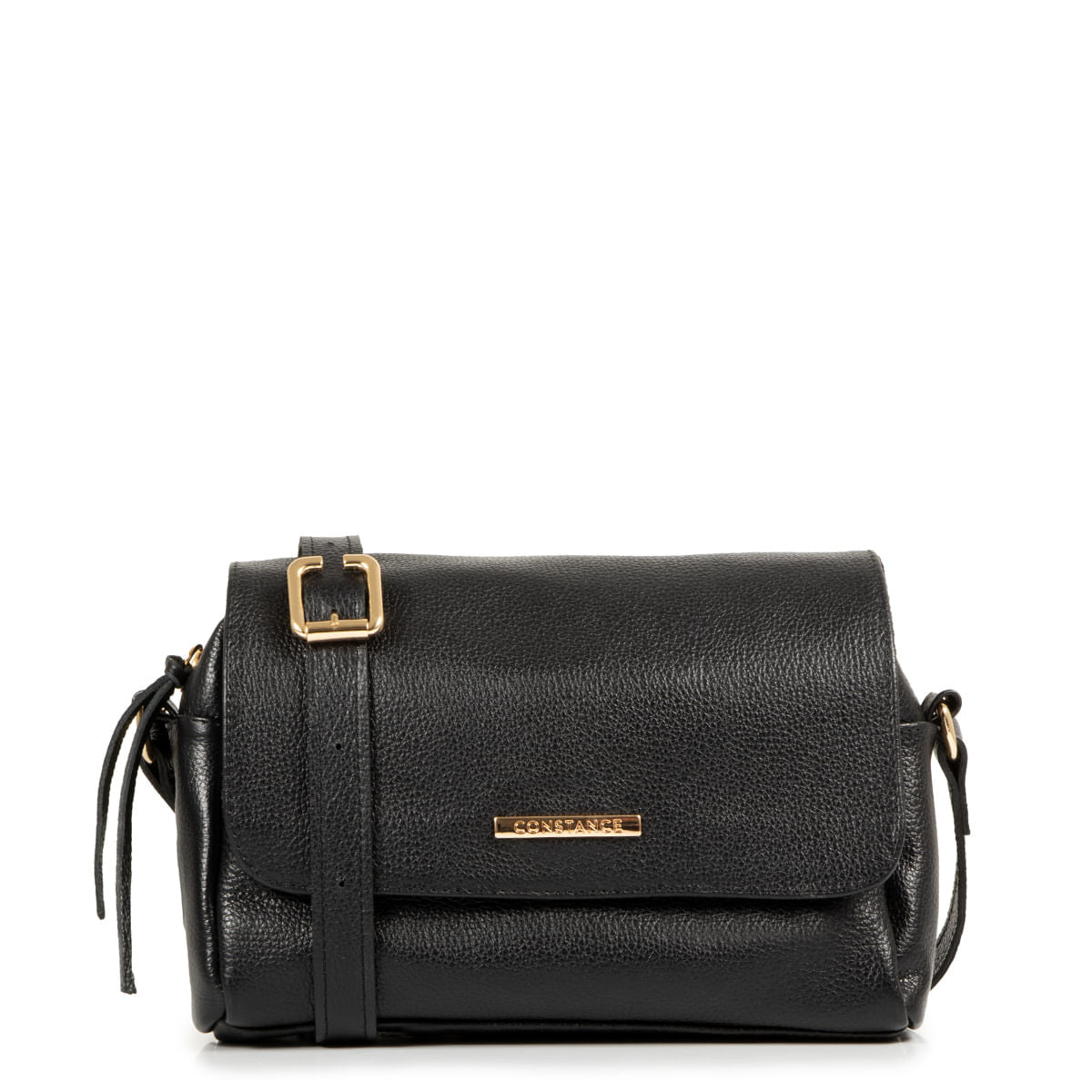 Bolsa Tiracolo Couro Preto