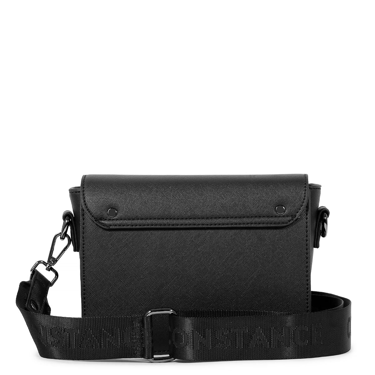Bolsa Transversal Preta Alça Gorgurão