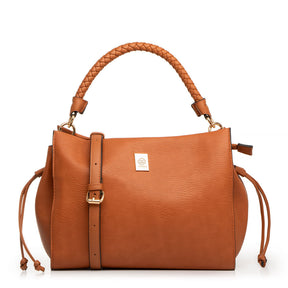 Bolsa Caramelo Alça Texturizada