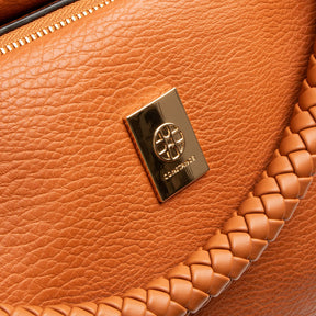 Bolsa Caramelo Alça Texturizada