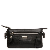 Bolsa Tiracolo Mini Couro Preta