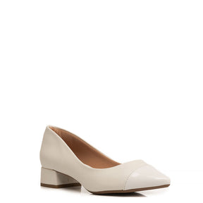 Scarpin Branco Baixo