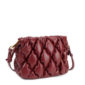 Bolsa Bucket  Matelassê Bordô