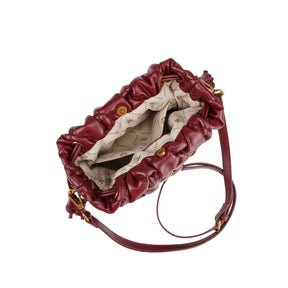 Bolsa Bucket  Matelassê Bordô